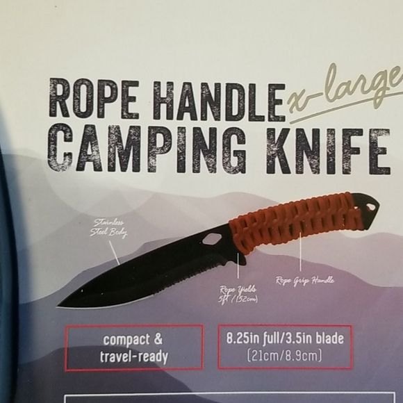 Camping Knife & Case - Picture 7 of 7